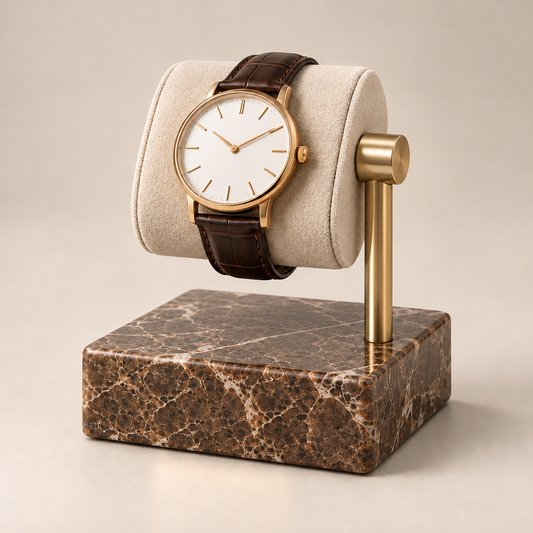 Qoervli™ Marble-Base Watch Display Stand image 01